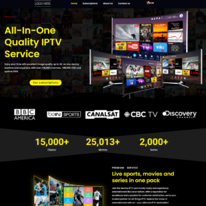 Blaz Template IPTV N03 - Modern & Dynamic IPTV Store Design