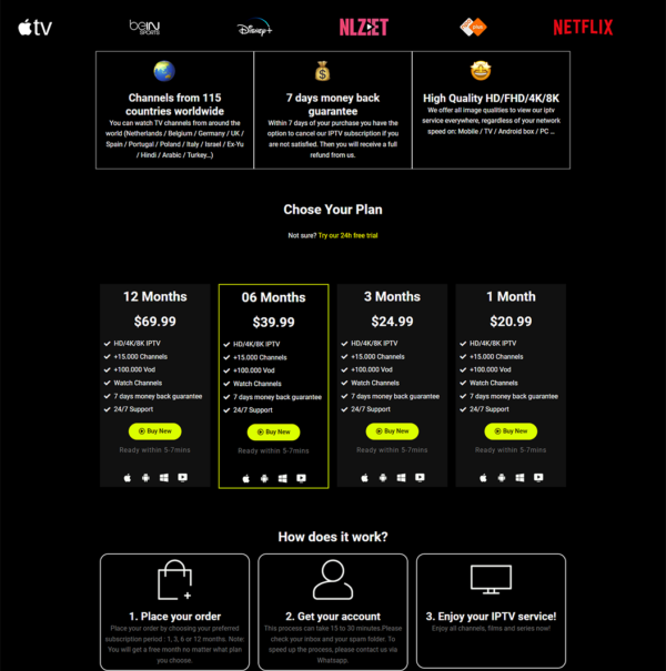Avatar Template IPTV N07 - Sleek & Modern IPTV Store Design - Image 2