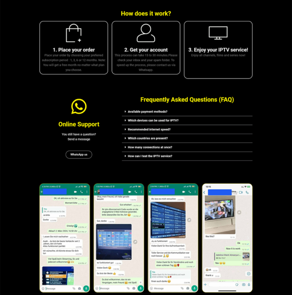 Template IPTV N01 - Clean & Responsive IPTV Store Design - Image 2