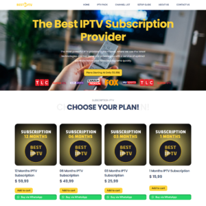Survoler IPTV Template - Sleek & Modern Design for Stores
